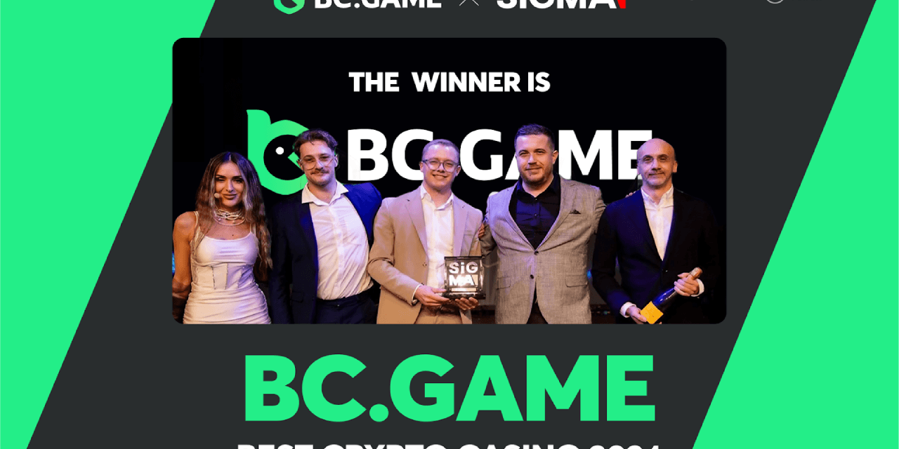 BC.GAME празднует третью подряд победу на SiGMA Global Gaming Awards, получив награду «Лучшая игра в жанре крипто-казино 2024 года»