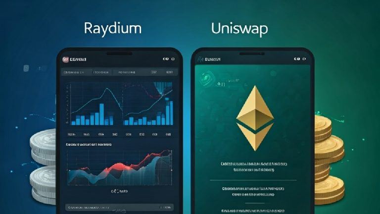 Raydium превосходит Uniswap по ежемесячным объемам DEX