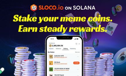 Sloco Launches Groundbreaking Staking Platform for Meme Token Holders