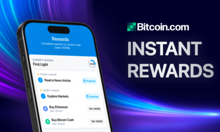 Bitcoin.com Wallet App Launches ‘Instant Rewards’ – Earn Crypto Instantly by Completing Simple Tasks